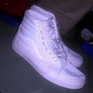light pink high top vans